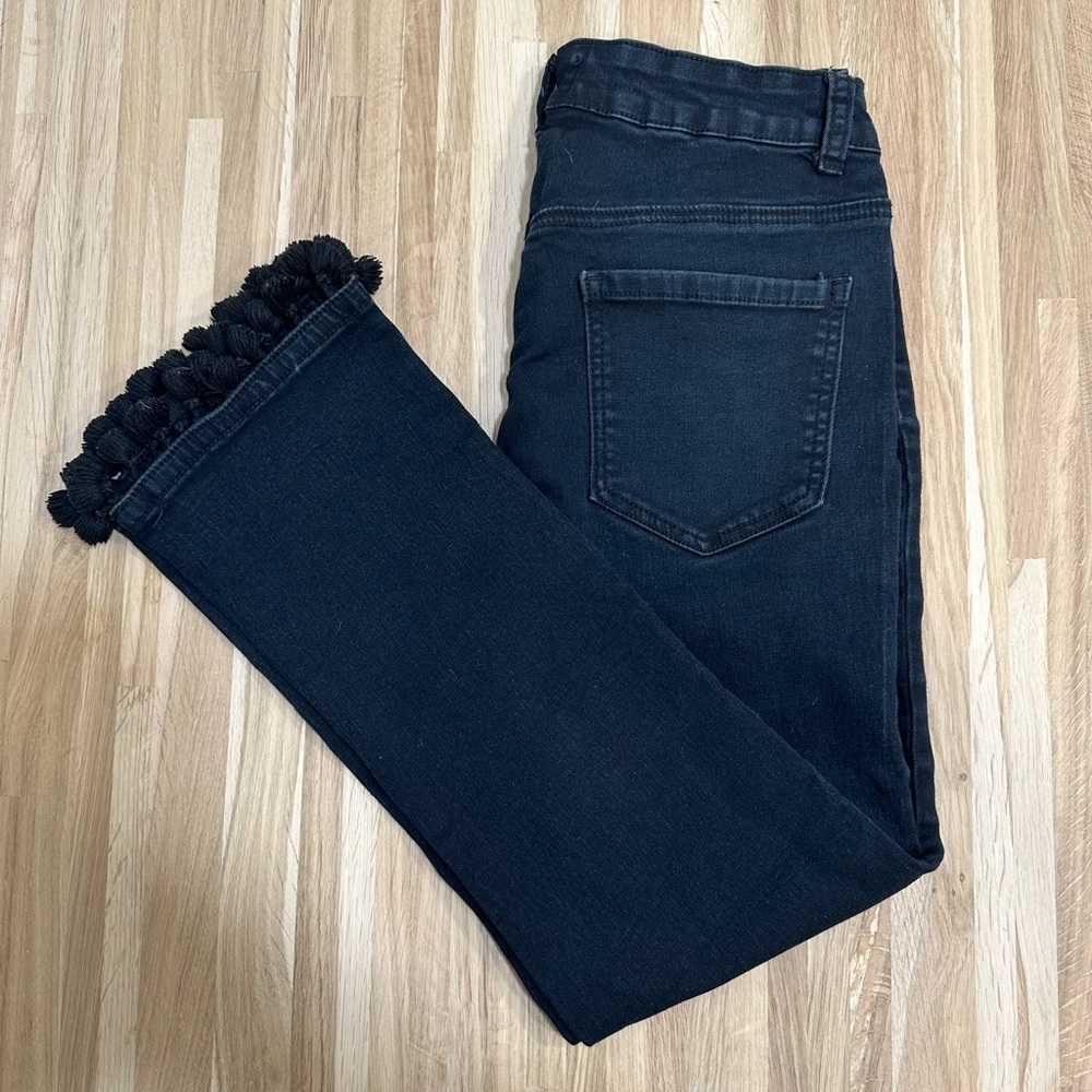 Mudpie Harrison Black Tassel Jeans